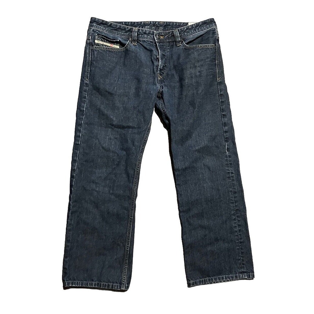 Diesel Mens Jeans 36x27 Viker Regular Straight Wash ORUS7 Made in USA Button Fly